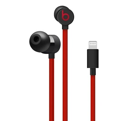 #ad Beats by Dr. Dre urBeats3 Wired Earphones Lighting Headphones iOS In Ear Red US $39.99