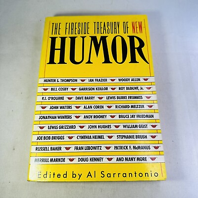 #ad The Fireside Treasury Of New Humor By Al Sarrantonio PB $8.00