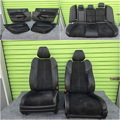 #ad ACURA TLX A SPEC 18 20 FRONT AND REAR SEATS WITH ALL DOOR PANEL BLACK SEAT SET $1999.99
