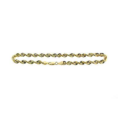 #ad Real 10K Yellow Gold 2.5mm Rope Chain Bracelet Men Women 7quot; 8quot; 9quot; 10quot; $69.99