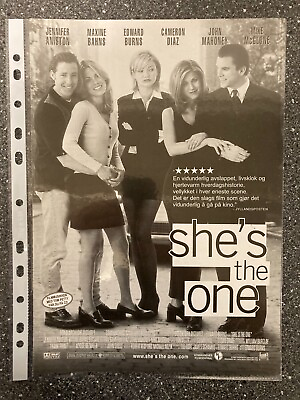 #ad She#x27;s the One John Mahoney Edward Burns 1996 Norwegian Press Release $19.99