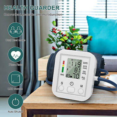 #ad Arm Blood Pressure Monitor Digital BP Cuff Upper Arm Automatic Machine US $11.19