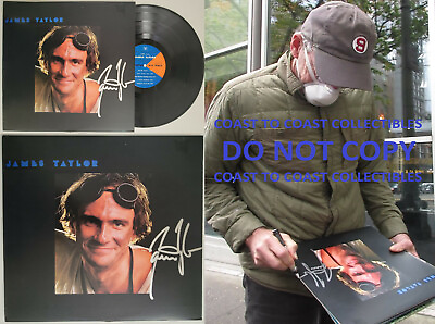 #ad James Taylor signed autographed Dad Loves His Work album LP COA exact proof $299.99