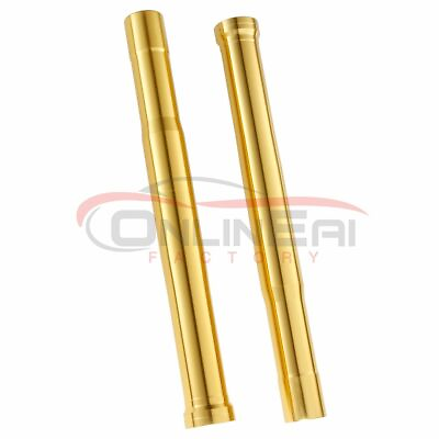 #ad Motorcycle Front Outer Fork Tubes Pipes For Suzuki GSR750 2011 2016 Gold 500mm AU $259.99