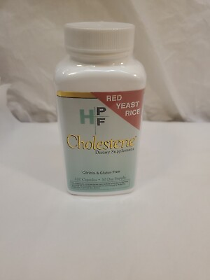 #ad HPF Red Yeast Rice Cholastene Cholesterol Management 120 Caps. 10 28 $17.99
