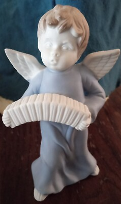 #ad Vintage Colonial Candle Angel Figurine $29.99