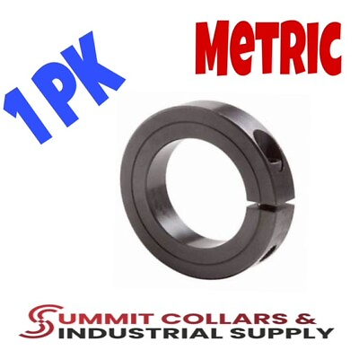 #ad 19MM SINGLE Split 1 PC Clamp Shaft Collar Steel Black Oxide NEW 1 PK $14.25
