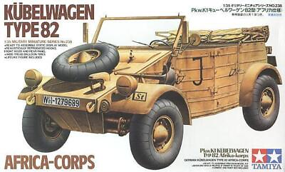 #ad Tamiya 35238 WWII German Kubelwagen Type 82 1 35 Scale Plastic Model Kit $23.30