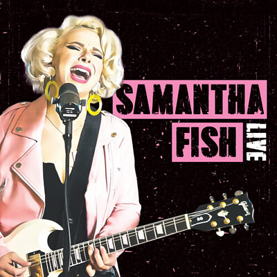 #ad Samantha Fish Live Pink white Splatter New Vinyl LP Colored Vinyl Pink W $28.03