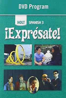 #ad ¡Exprésate : DVD Program Level 3 DVD Audio by HOLT RINEHART AND Good $133.03
