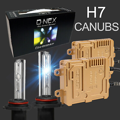 #ad O NEX H7 Canbus HID Kit AC 55W Digital Ballasts Super Bright Headlight Bulbs $65.99