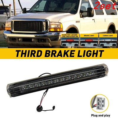 #ad 2X For 97 03 F150 Ford 00 05 Ford Excursion LED 3rd Third Brake Light Cargo Lamp $64.99