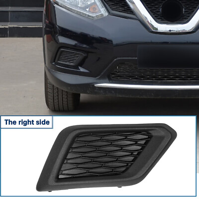 #ad For 2014 2015 2016 Nissan Rogue Front Right Passenger Side Fog Lamp Cover Black $11.00
