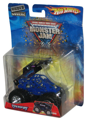 #ad Hot Wheels Monster Jam 2006 Blue Predator Under Coverz Toy Truck #26 $16.59