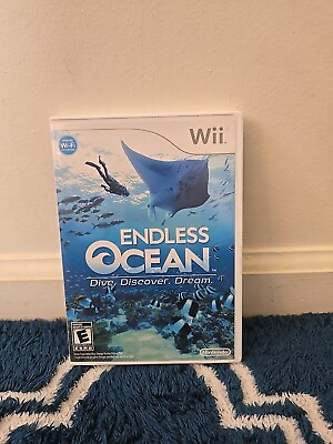 #ad #ad Endless Ocean Nintendo Wii 2008 CIB Tested and Works $12.99