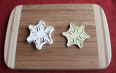 #ad Christmas Snowflake Cookie Cutter Gingerbread Mold Biscuit Cake Topper Fondant $7.95