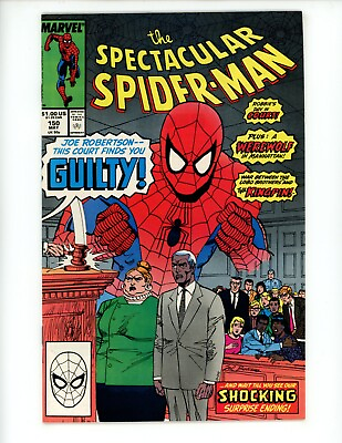 #ad Spectacular Spider Man #150 Comic Book 1989 NM Marvel Comics $4.99