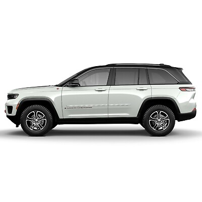 #ad For: Jeep Grand Cherokee 2022 24 Painted Side Moldings w Chrome Inserts #CF GC22 $188.21