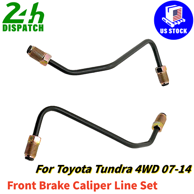 #ad Front Brake Caliper Line Set of Left amp; Right For 2007 2014 Toyota Tundra 4WD US $15.69