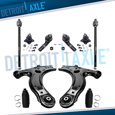 #ad Front Lower Control Arms Tie Rods Suspension Kit for 1999 2005 Jetta Beetle Golf $99.75