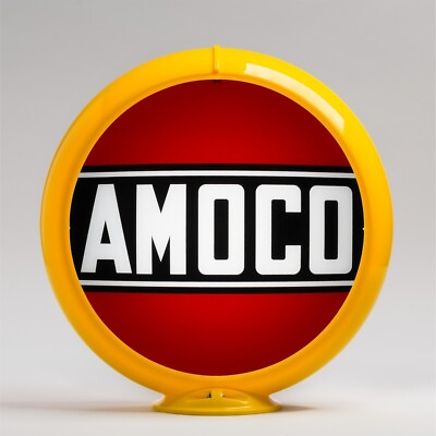 #ad Amoco 13.5quot; Lenses in Yellow Plastic Body G258 FREE US SHIPPING $175.00