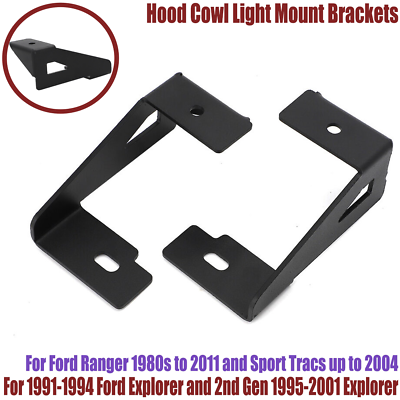 #ad Hood Ditch Cube LED Light Mounting Bracket For 91 00 Ford Explorer 89 11 Ranger $39.99