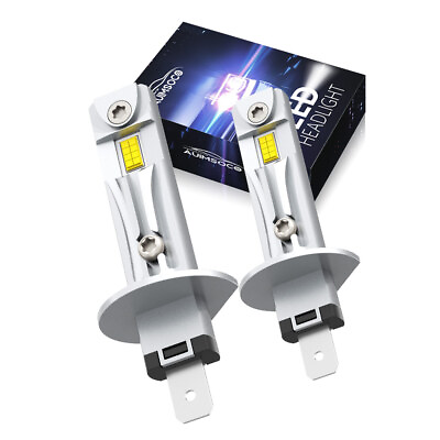 #ad 2x H1 LED DRL Bulbs Fog Driving Light Conversion Kit Super Bright White 6000K $36.99