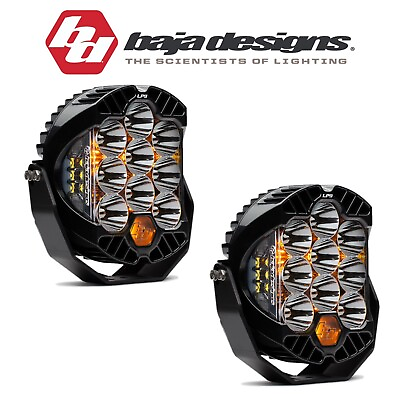 #ad Baja Designs 2 LP9 Clear Racer Spot Beam 5000K LED Light Pods 11025 Lumens $1339.90