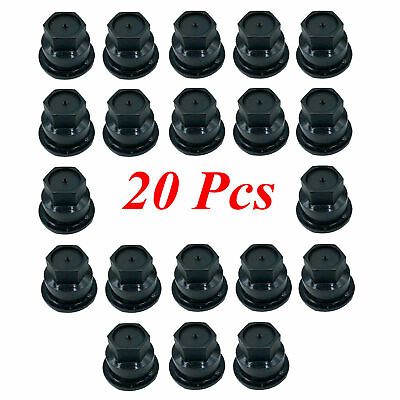 #ad FIT FOR CHEVROLET S10 BLAZER GMC JIMMY SONOMA 20 PCS BLACK LUG NUT COVERS CAP US $8.93