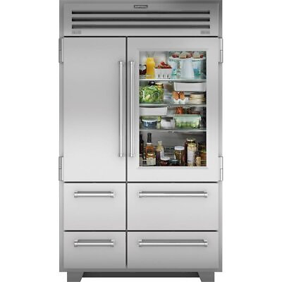 #ad Sub Zero PRO4850G 48quot; PRO Refrigerator Freezer with Glass Door $14753.00