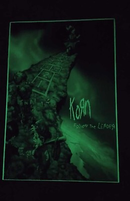 #ad KORN Follow the Leader Glow in the dark poster $60.00