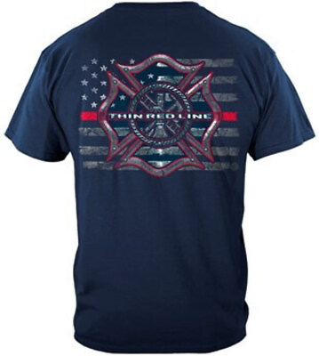 #ad Thin Red Line Firefighter T Shirt $18.00