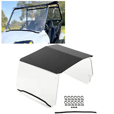 #ad For 2009 2021 Polaris Rzr 170 Front And Rear Windshield Scratch Resistant amp; Roof $212.00