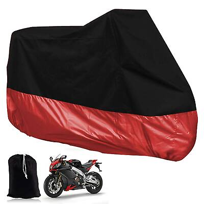 #ad XXXL Motorcycle Cover Heavy Duty Waterproof For Winter Storage Outside Rain Snow $32.22