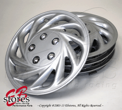 #ad 4pcs Set of 15 inch Wheel Rim Skin Cover Hubcap Hub caps 15quot; Inches Style#868 $60.06