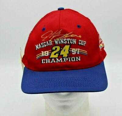 #ad Nascar Winston Cup # 24 Champion Jeff Gordon 1997 Snapback Hat C 2 $29.95