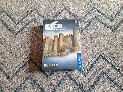 #ad Kosmos Adventure Games The Dungeon Game Unpunched Unplayed $16.95