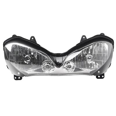 #ad Front Headlight Headlamp Bulbs Motor Clear Fit Kawasaki Ninjia ZX10R 2004 2005 $273.00