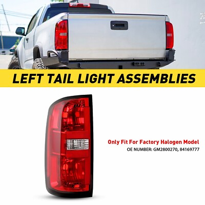 #ad Fit For 2015 2022 Chevy Colorado Driver Side Tail Left Light Brake Stop Lamp $74.99