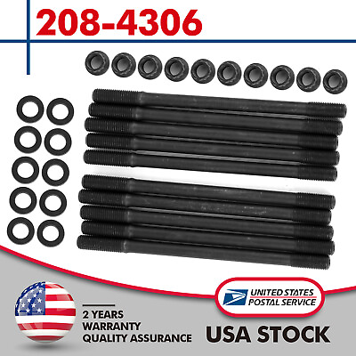 #ad 208 4306 New 12 Point Cylinder Head Stud Bolts Kit For Acura Integra 1990 2001 $104.99