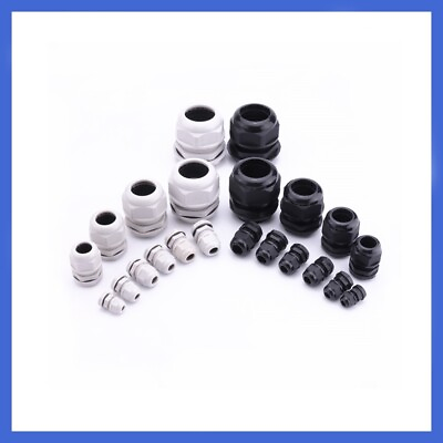 #ad 10pcs Nylon cable glands United structure Metric $45.95