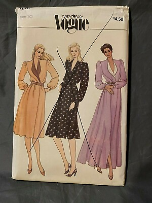 #ad 1990s Womans Dress Sewing Pattern Size 10 Vogue Uncut $4.25