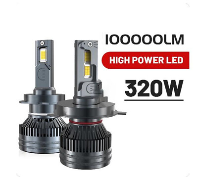 #ad 2pcs 100000LM H7 H4 H11 LED Headlight 320W High Power H1 H8 H9 HB4 Turbo Lamp $27.89