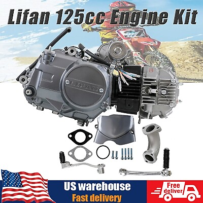 #ad New Lifan 125cc Engine Motor Kit For 110cc 90cc 70cc Dirt Bike Honda CRF50 ATC70 $499.44