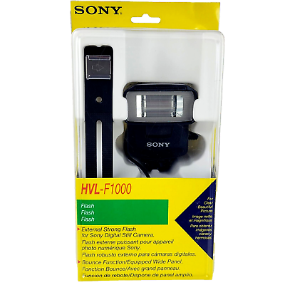 #ad Sony Flash HVL F1000 Cyber Shot Flash Boxed New $110.19