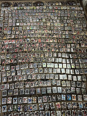 #ad Huge Collection of Sports Cards And Basketball Action Figures $500.00