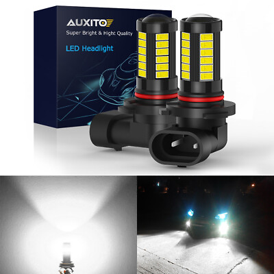 #ad 2X AUXITO H10 9145 9140 9005 9045 LED Fog Light Bulb Conversion Kit CANbus 6000K $12.34