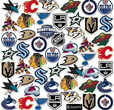 #ad NHL Stickers Ice Hockey Team Logo Stickers NHL Logo Vinyl ALL 32 TEAMS $6.99