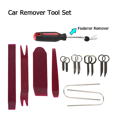 #ad 15x Car Trim Remover Kit Door Panel Dashboard Fastener Clips Removal Save Energy $14.24