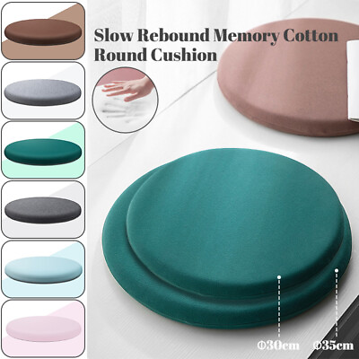 #ad Round Garden Chair Pads Seat Cushion For Outdoor Yard Stool Patio Dining Solid AU $19.77